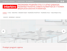 Tablet Screenshot of interbiro.si